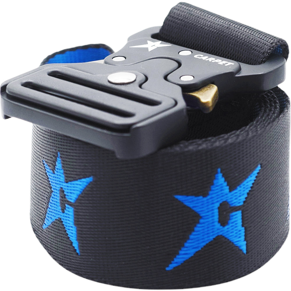 Carpet Company C-Star Woven Belt Black/Blue