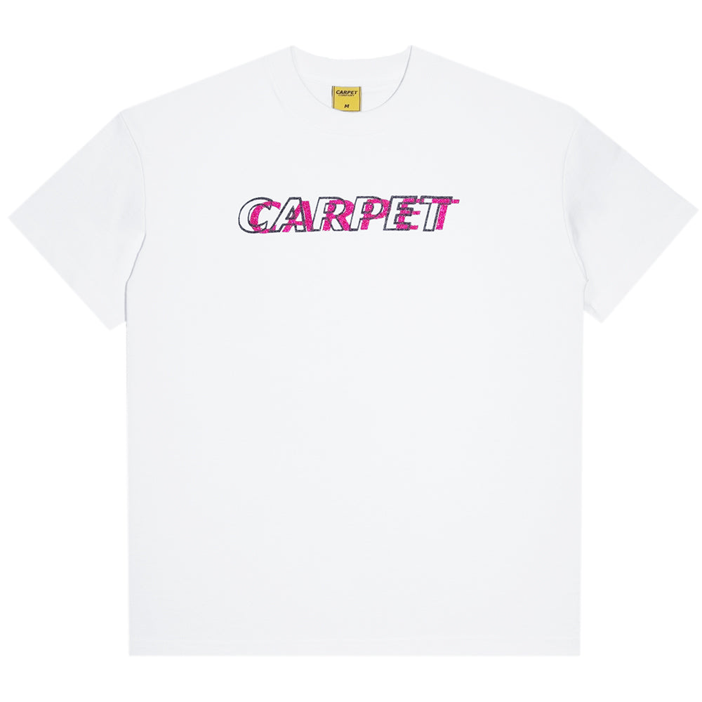 Carpet Company Misprint Tee White/Metallic Pink