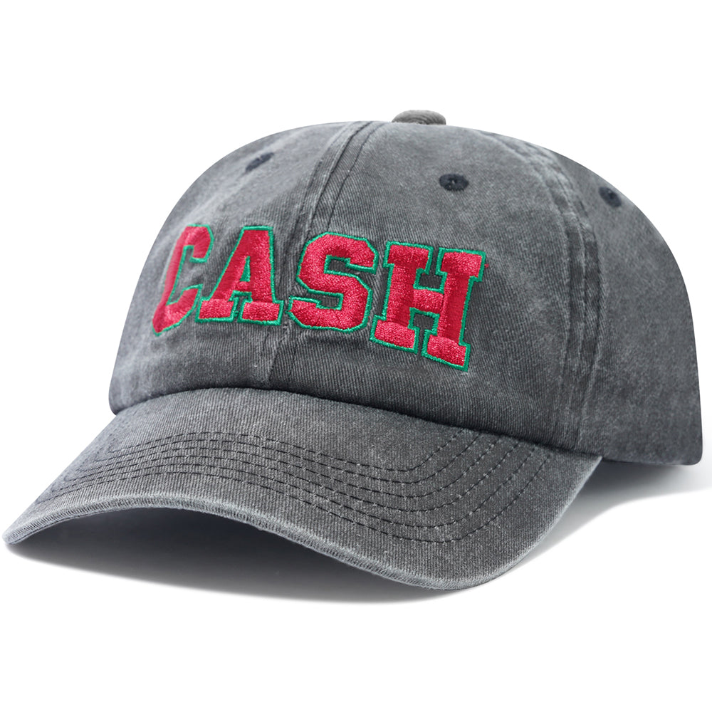 Cash Only Campus 6 Panel Cap Washed Black