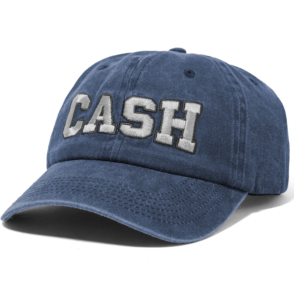 Cash Only Campus 6 Panel Cap Washed Navy