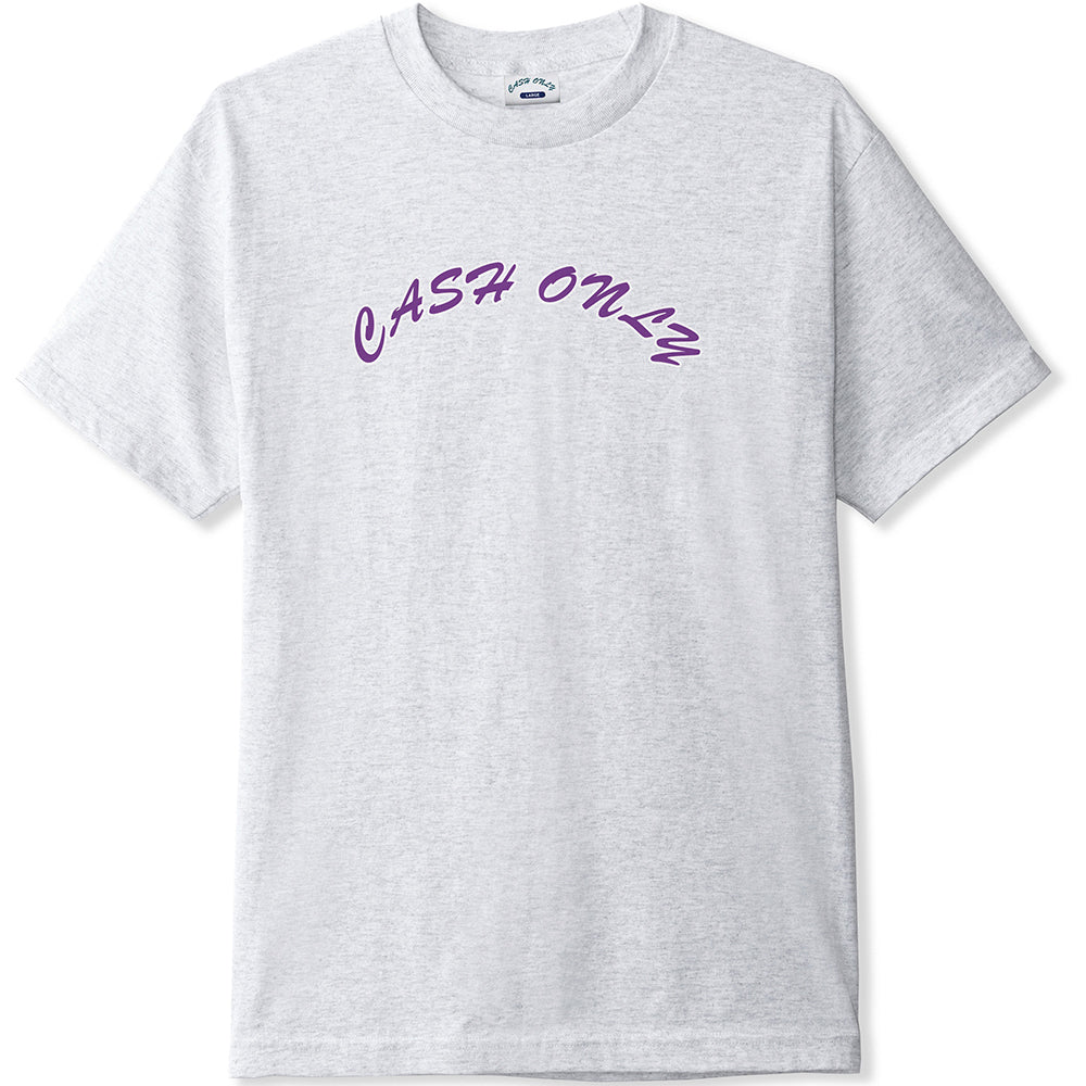 Cash Only Logo Tee Ash