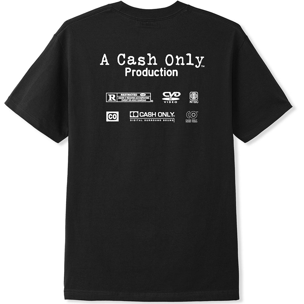 Cash Only Production Tee Black