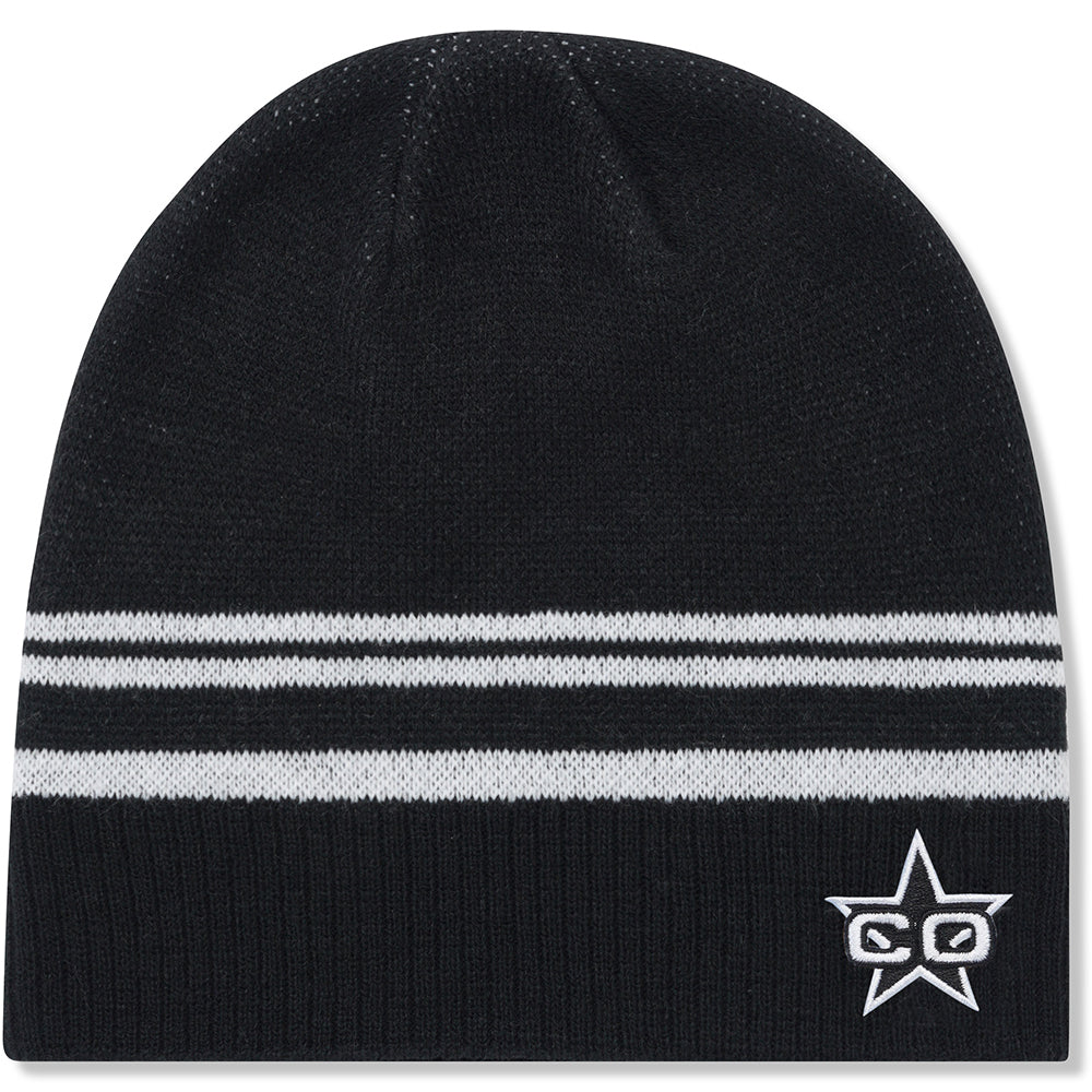 Cash Only Star Skully Beanie Black