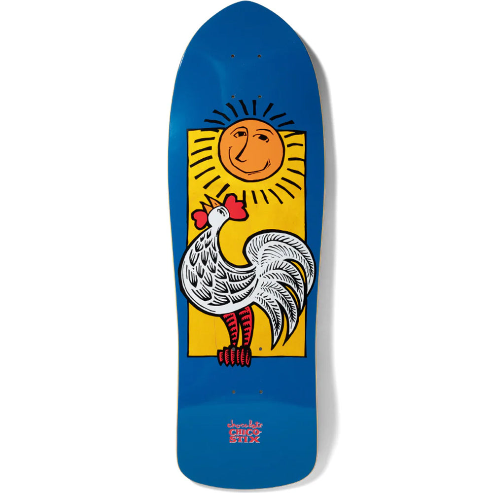 Chocolate x Chico Stix Chico Brenes Nicaraguan Sunrise Retro Deck 9.75"