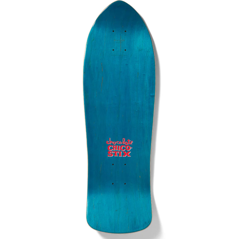 Chocolate x Chico Stix Chico Brenes Nicaraguan Sunrise Retro Deck 9.75"