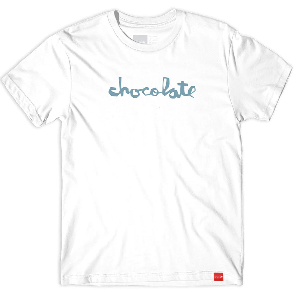 Chocolate Chunk Tee White/Blue