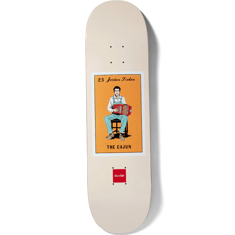 Chocolate Jordan Trahan Loteria Skateboard Deck 8.25"