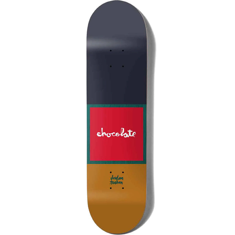 Chocolate Jordan Trahan Red Square Skateboard Deck 8.375"