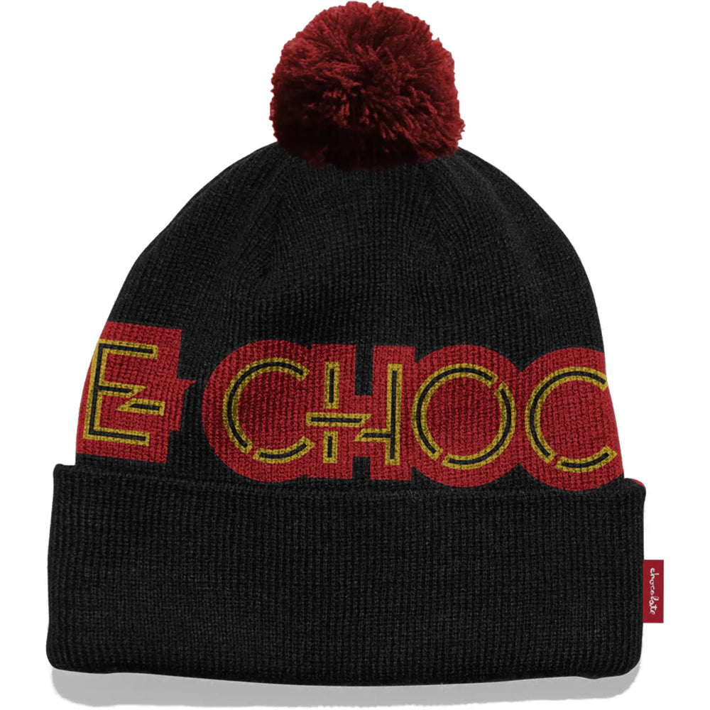 Chocolate Parliament Pom Beanie Black