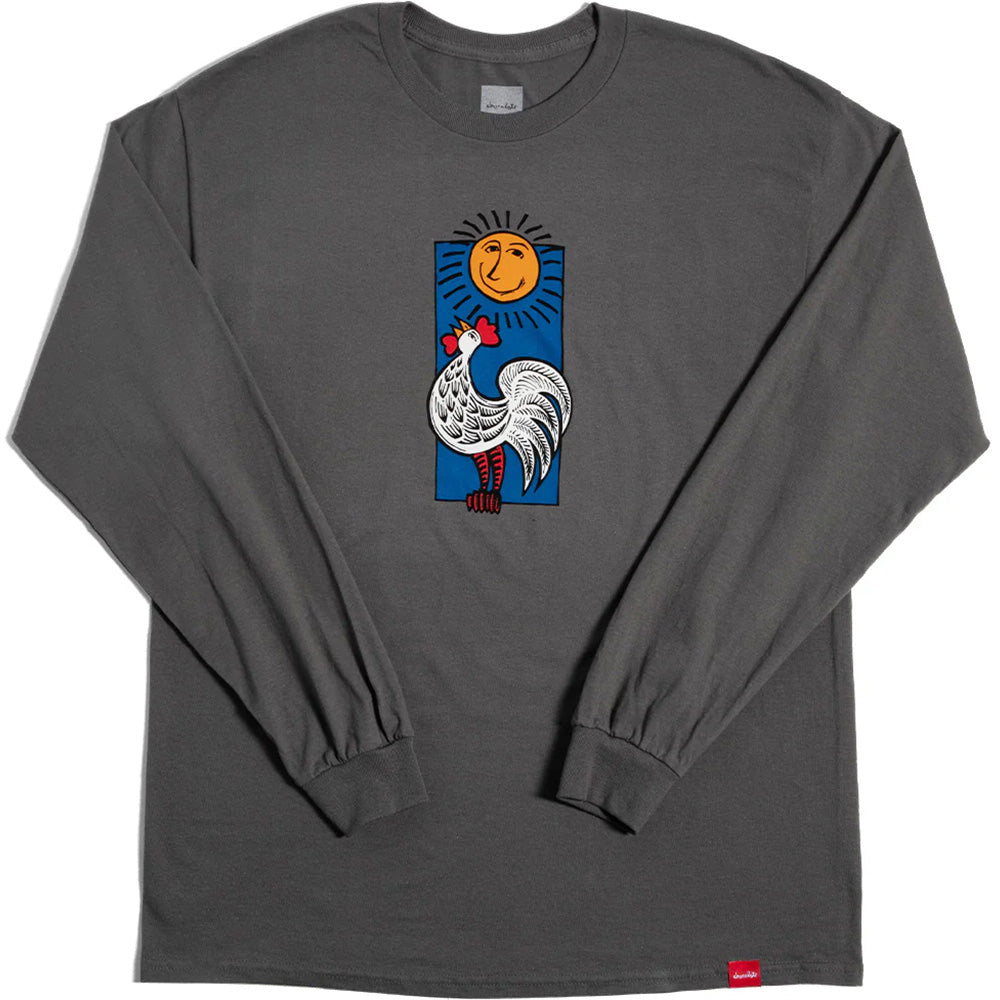 Chocolate Rooster Longsleeve Tee Charcoal