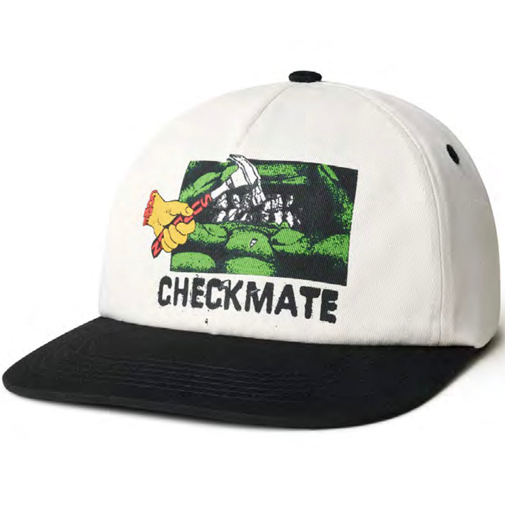 Come Sundown Checkmate Cap Off White/Black