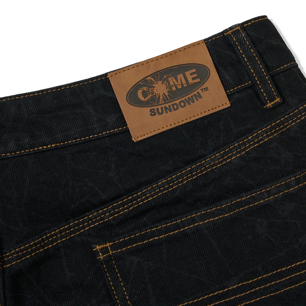 Come Sundown Toil Jeans Black