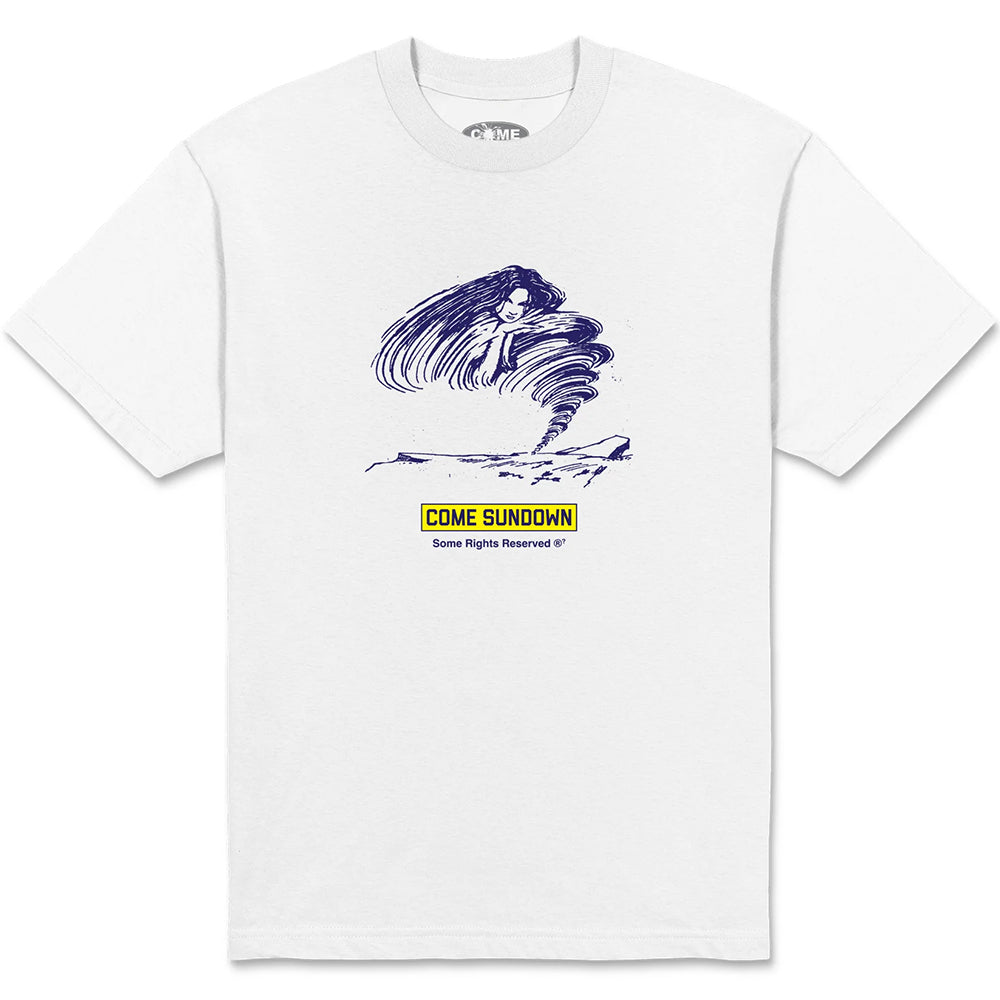 Come Sundown Twist T Shirt White | NOTE shop