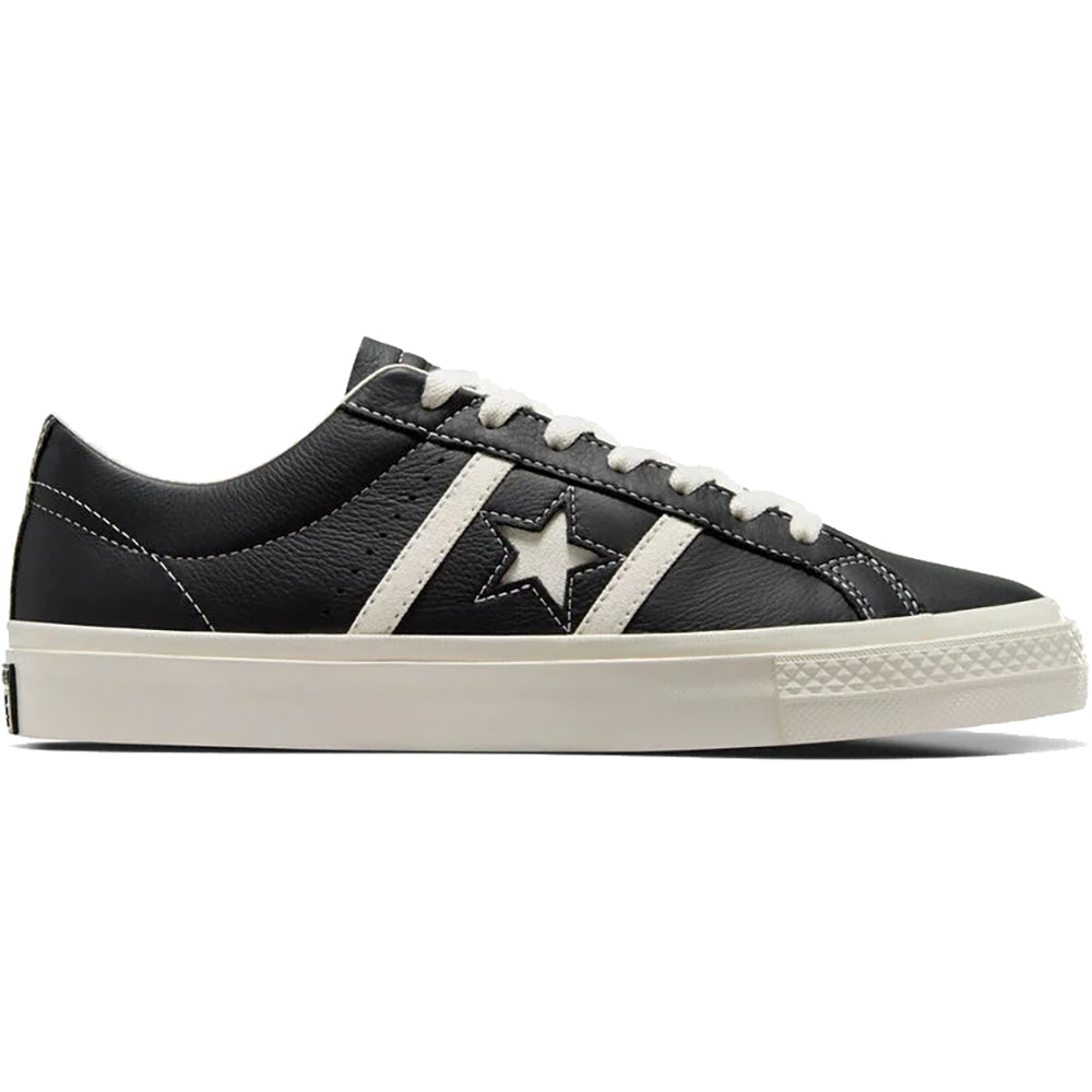 Converse CONS One Star Academy Pro Leather Shoes Black/Egret/Egret