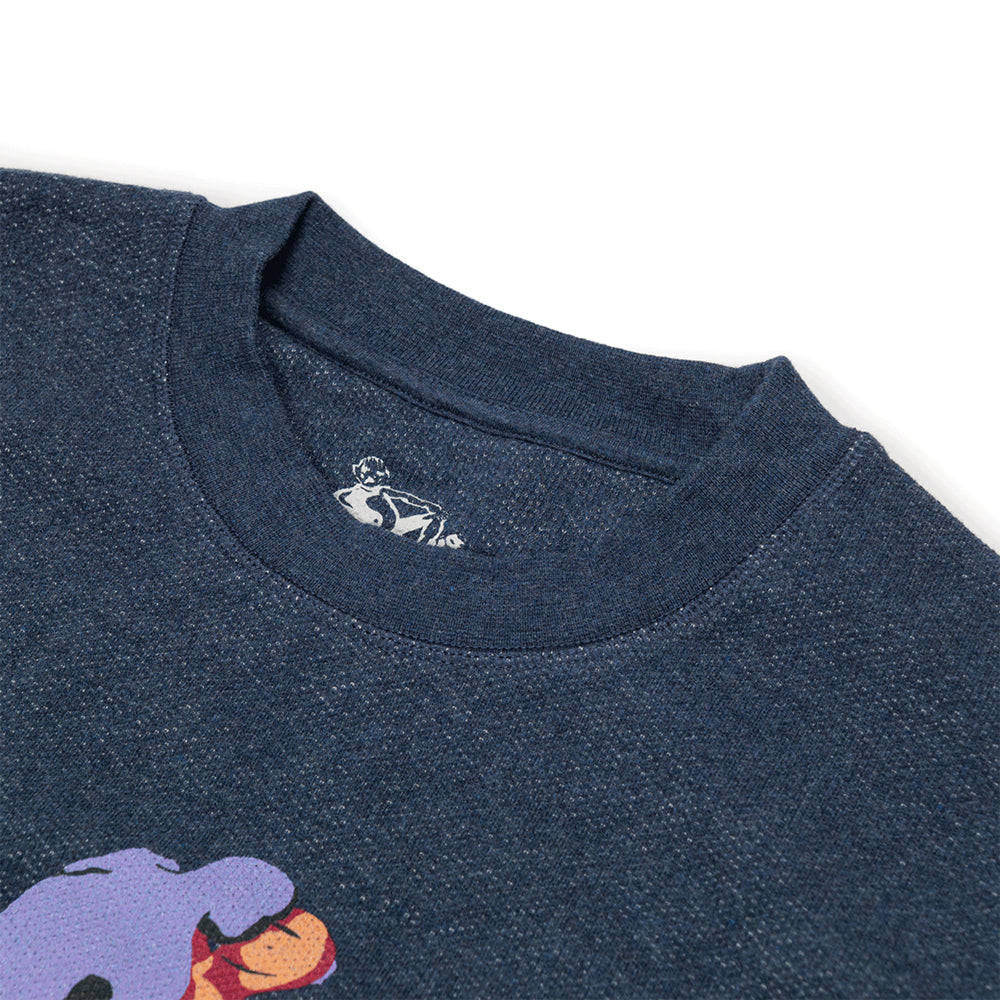 Dancer Fainting Crewneck Heather Navy