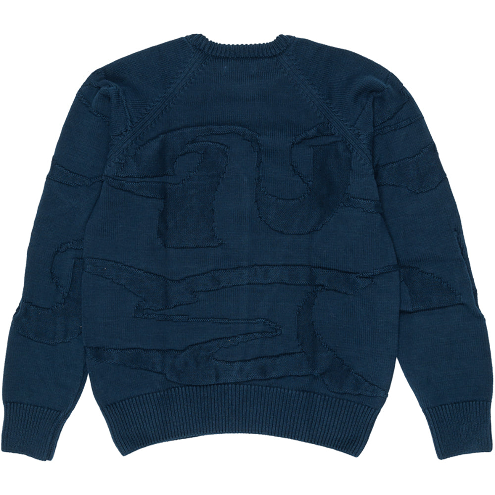 Dancer Triple Logo Knit Navy