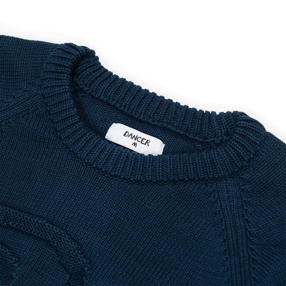 Dancer Triple Logo Knit Navy