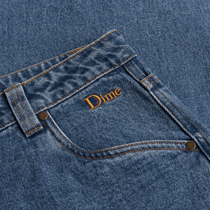 Washed Wavy Denim Pants - Ready to Wear