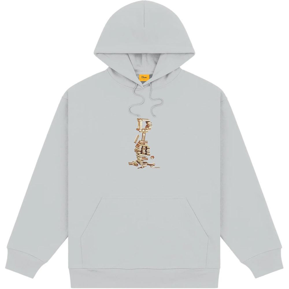 Dime MTL Blocks Hoodie Stone Silver