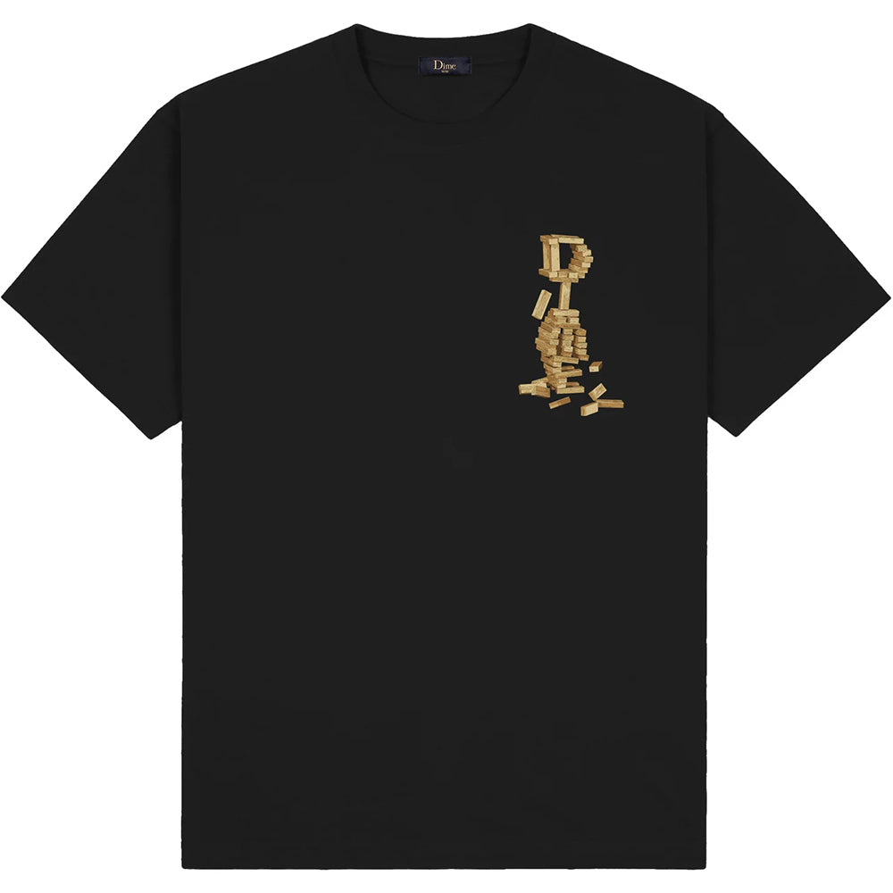 Dime MTL Blocks T Shirt Black