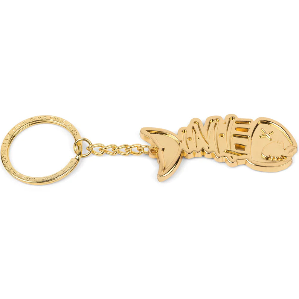 Dime MTL Bones Keychain Gold