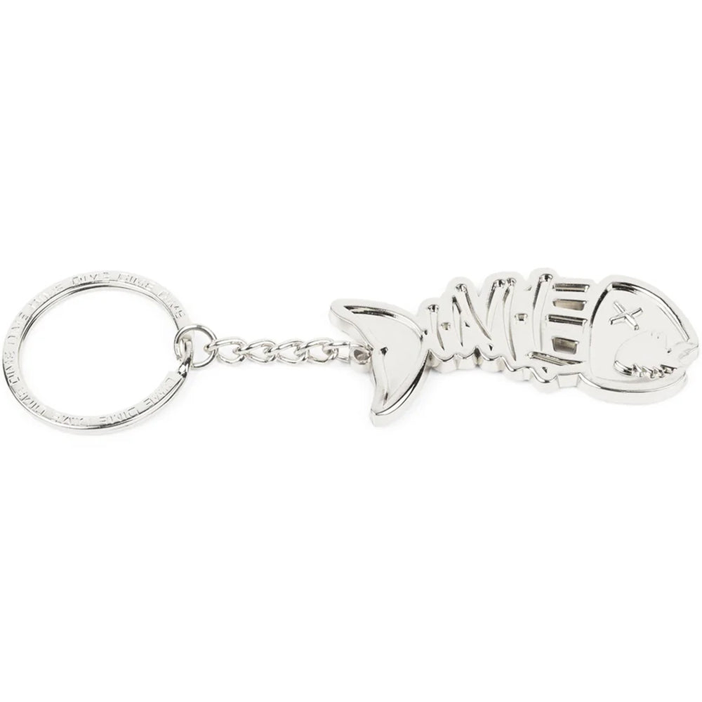 Dime MTL Bones Keychain Silver