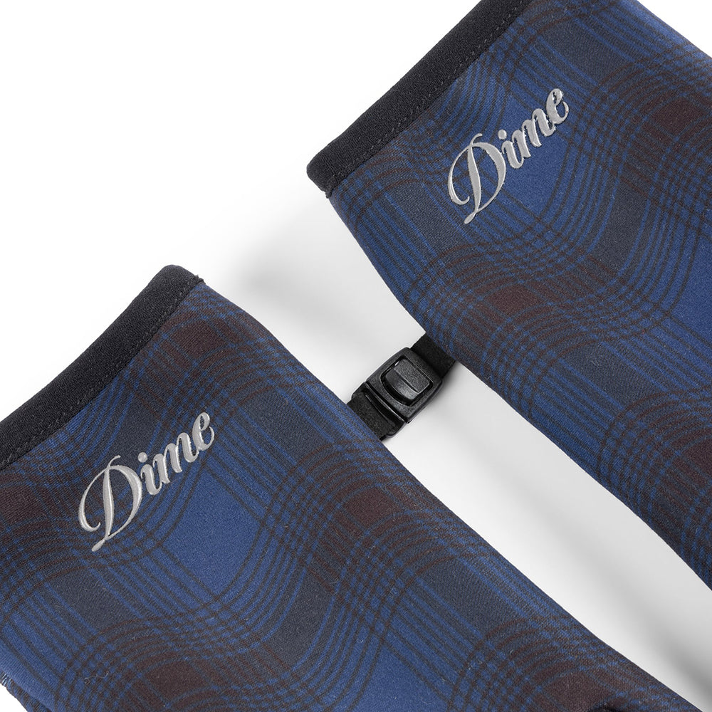 Dime MTL City Plaid Gloves Navy