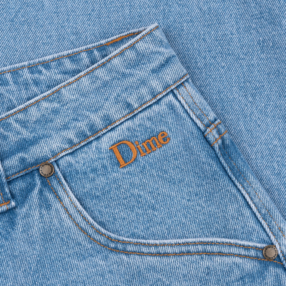 Dime MTL Classic Baggy Denim Pants Blue Washed