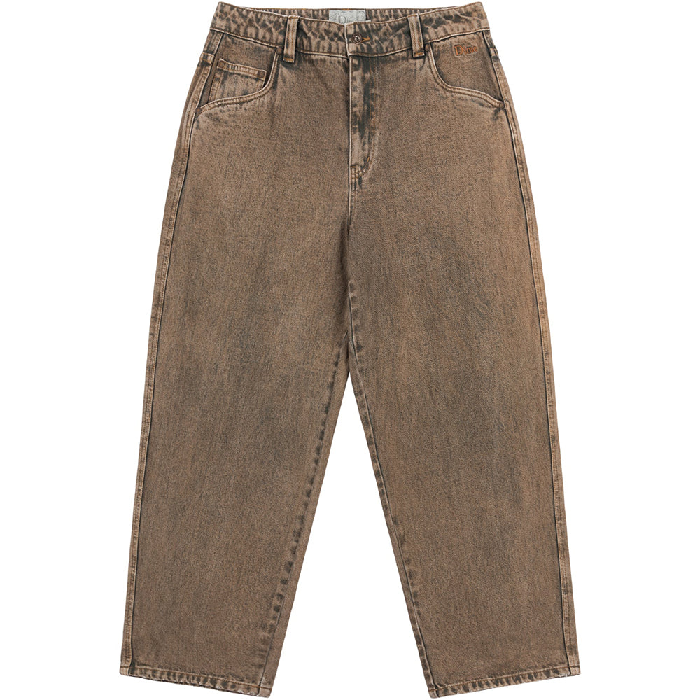 Dime MTL Classic Baggy Denim Pants Overdyed Brown