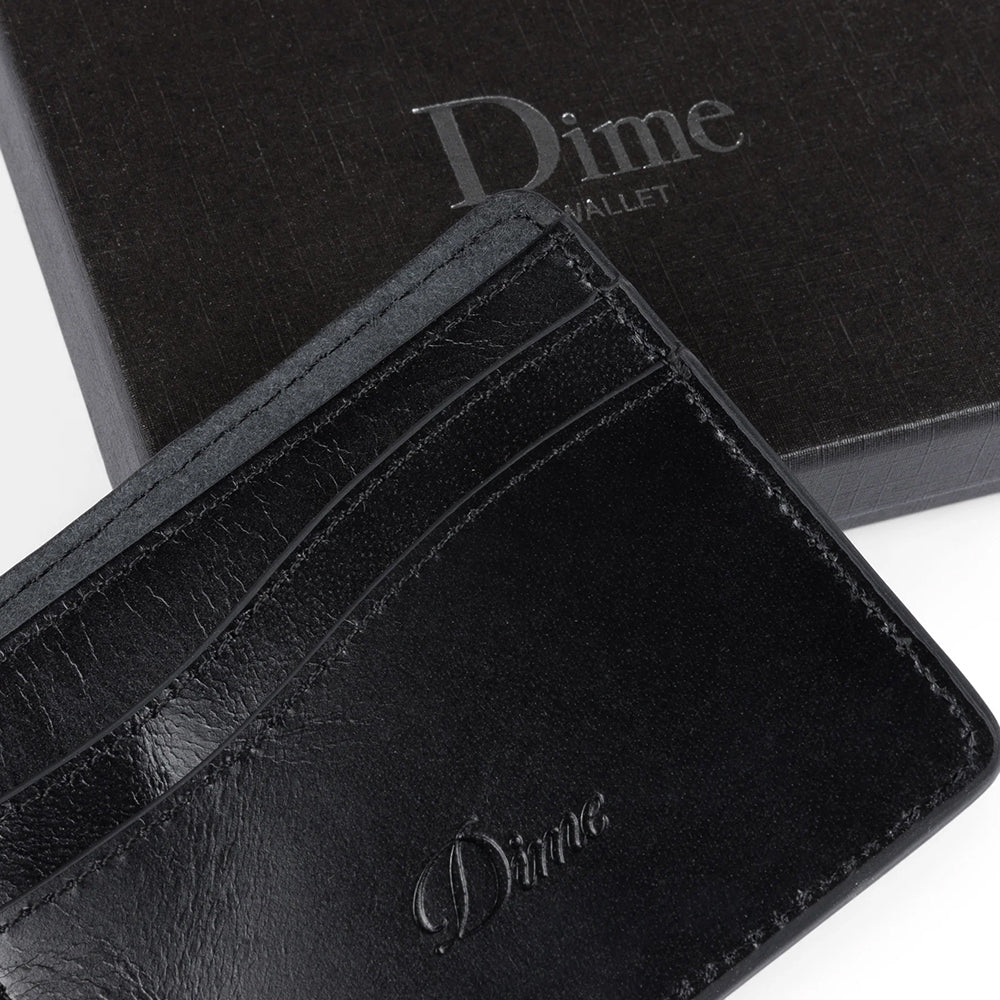 Dime MTL Classic Quilted Wallet Black