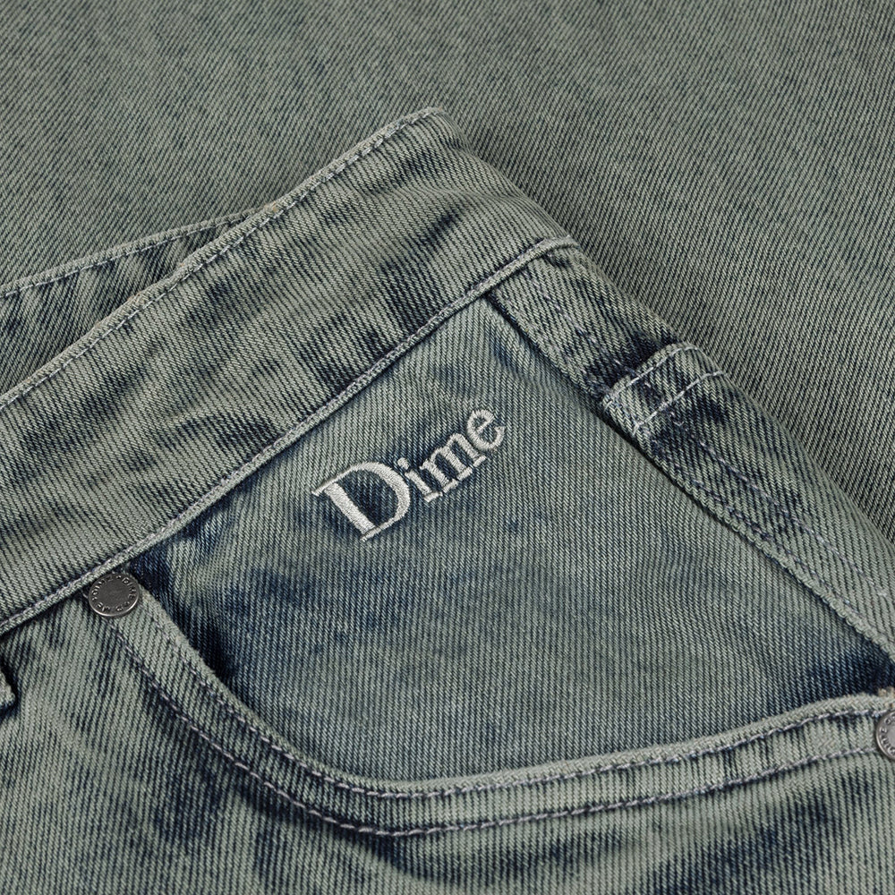 Dime MTL Classic Relaxed Denim Pants Overdyed Forest