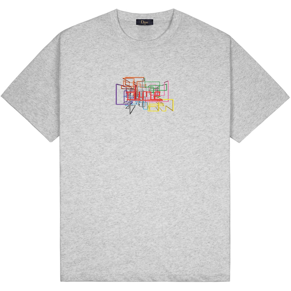 Dime MTL Pipes T Shirt Heather Grey