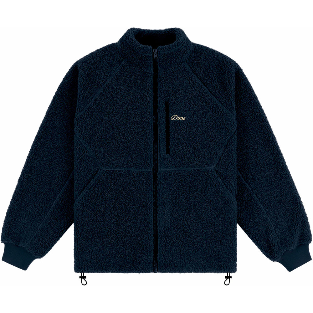 Dime MTL Polar Fleece Sherpa Zip Navy