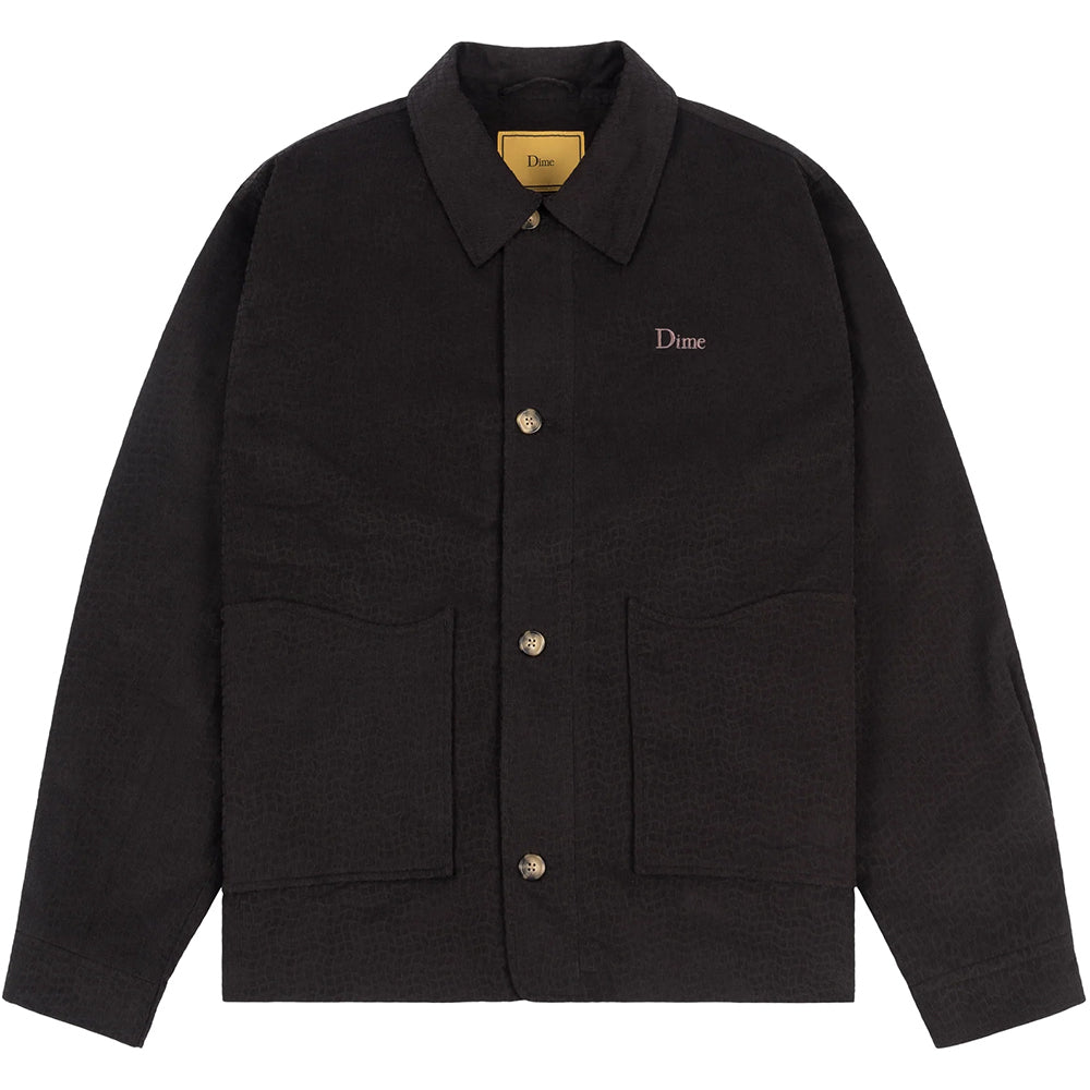 Dime MTL Printed Cord Jacket Black