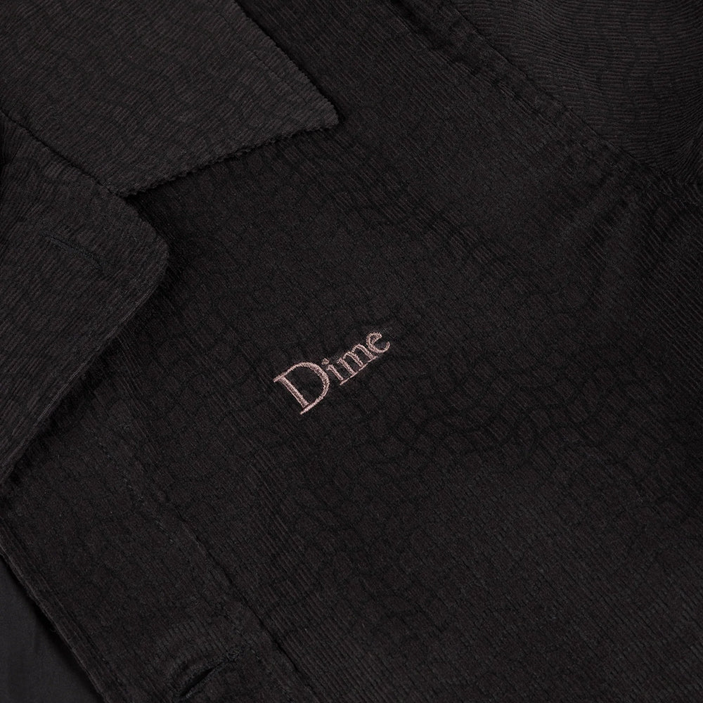 Dime MTL Printed Cord Jacket Black