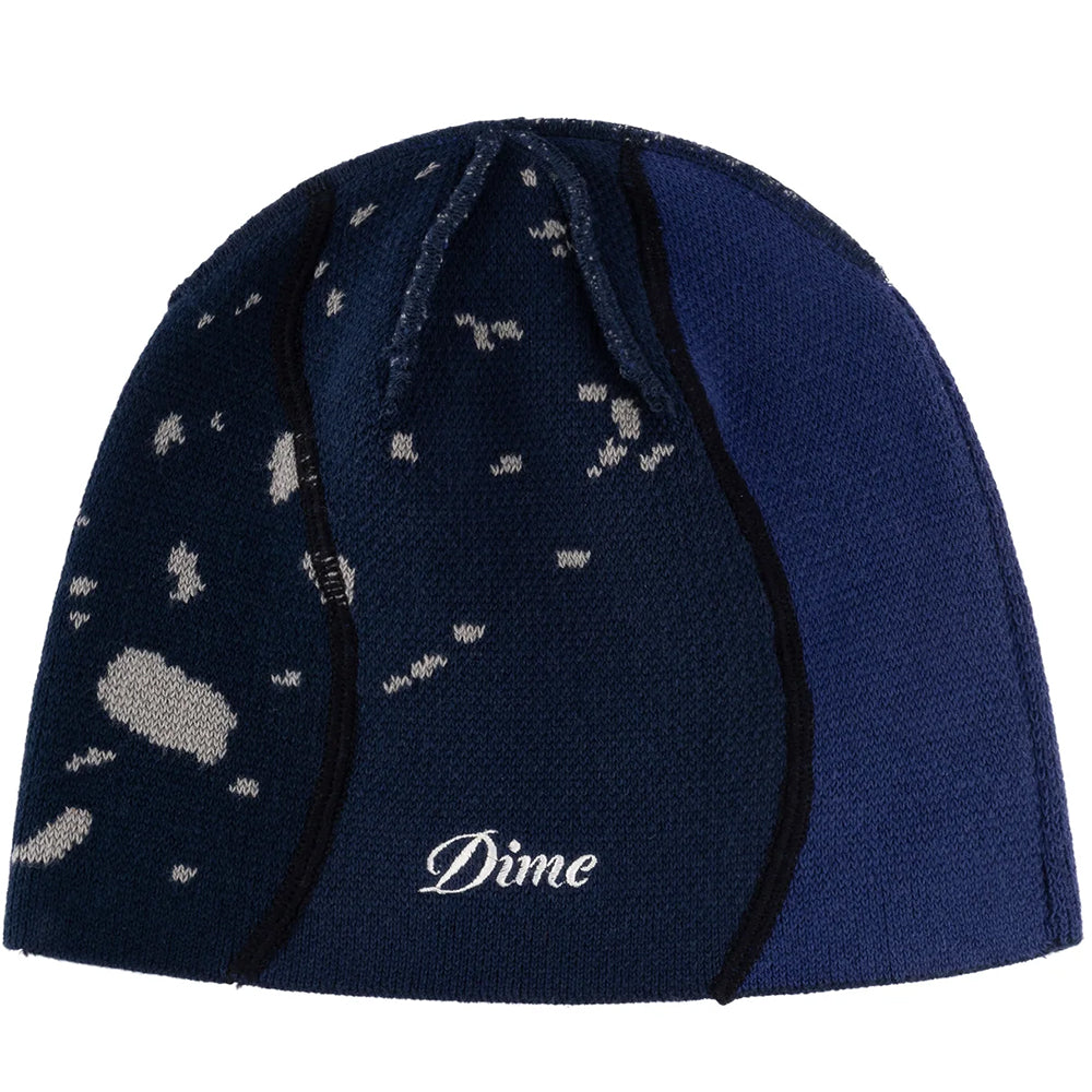 Dime MTL Reverse Stitch Skully Beanie Navy