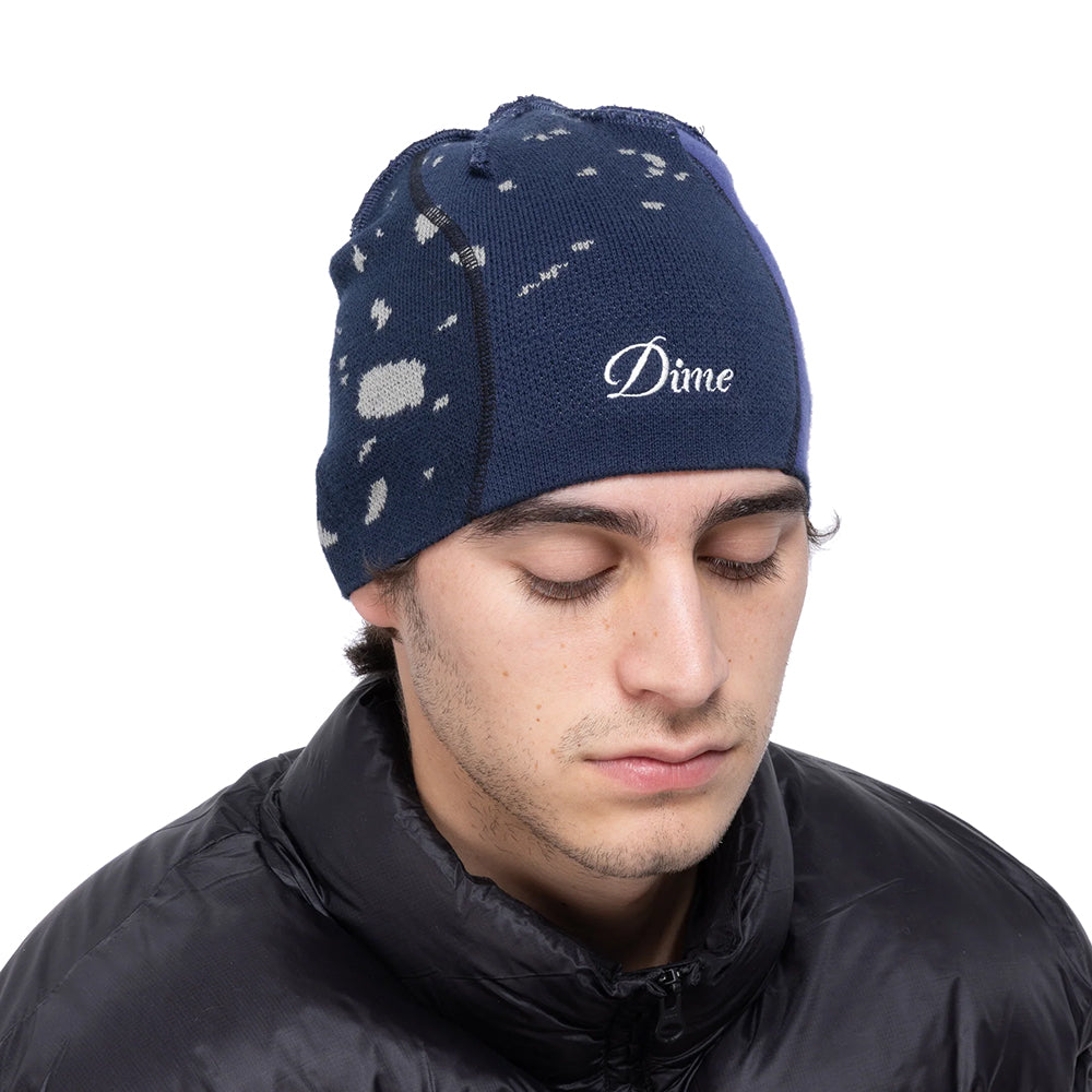 Dime MTL Reverse Stitch Skully Beanie Navy