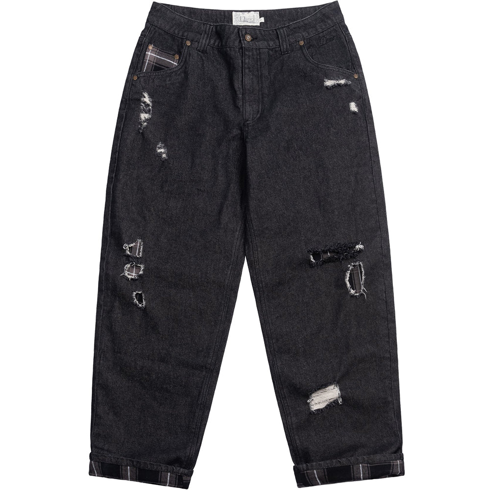 Dime MTL Secret Baggy Denim Pants Black Washed