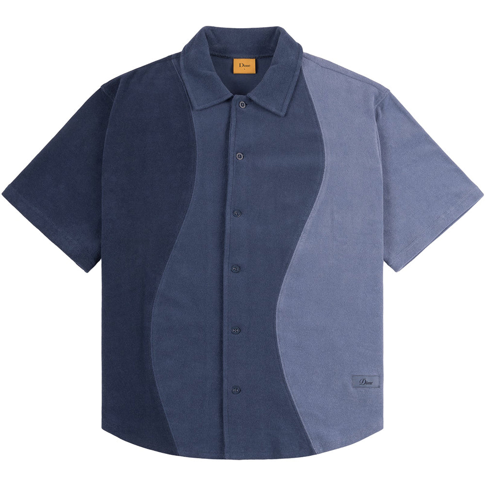 Dime MTL Terry Cloth Shirt Blue