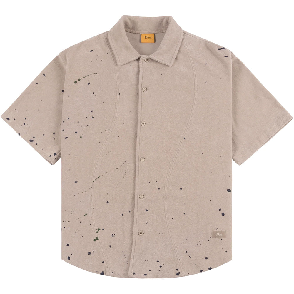 Dime MTL Terry Cloth Shirt Painted Tan