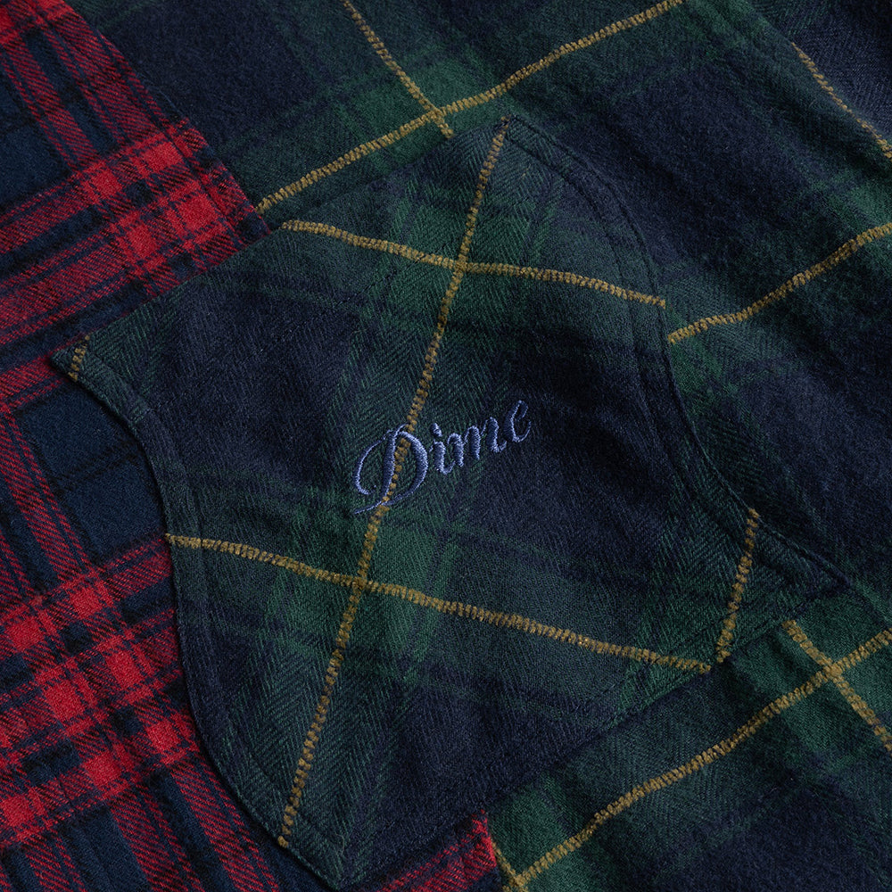 Dime MTL Triple Plaid Shirt Multi