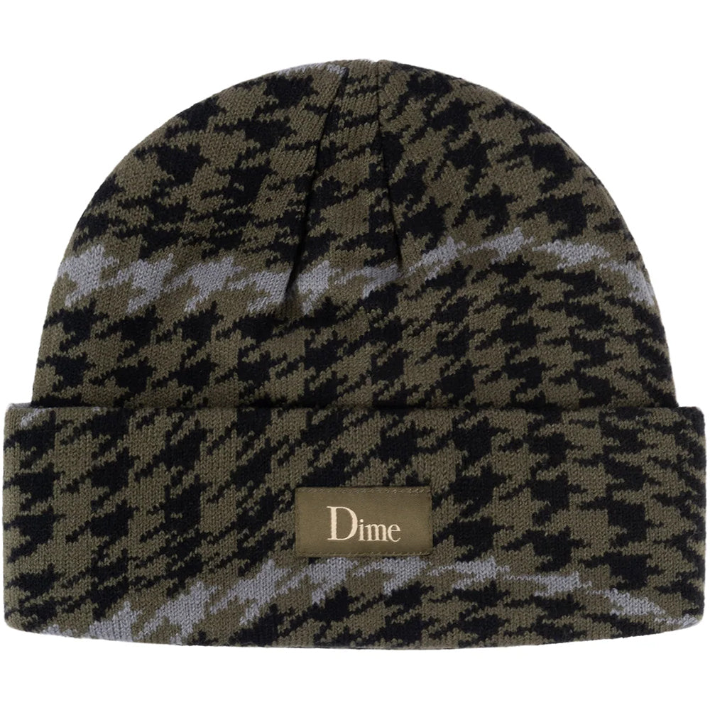 Dime MTL Wavetooth Cuff Beanie Army Green