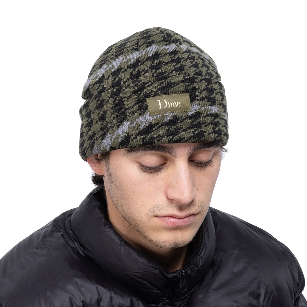 Dime MTL Wavetooth Cuff Beanie Army Green