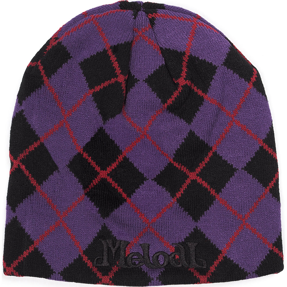 EC Melodi Argyle Beanie Purple