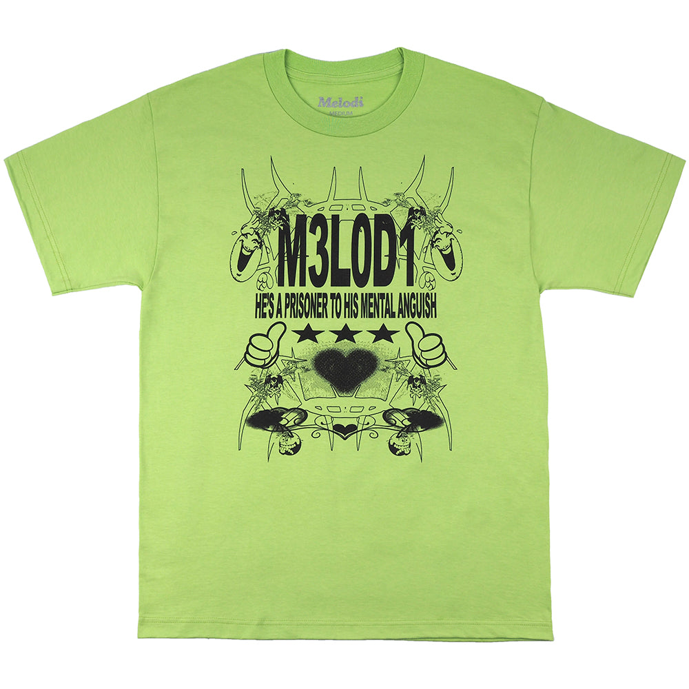 EC Melodi Mental Anguish Tee Neon Green