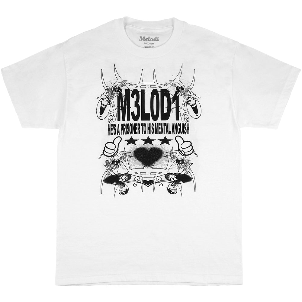 EC Melodi Mental Anguish Tee White