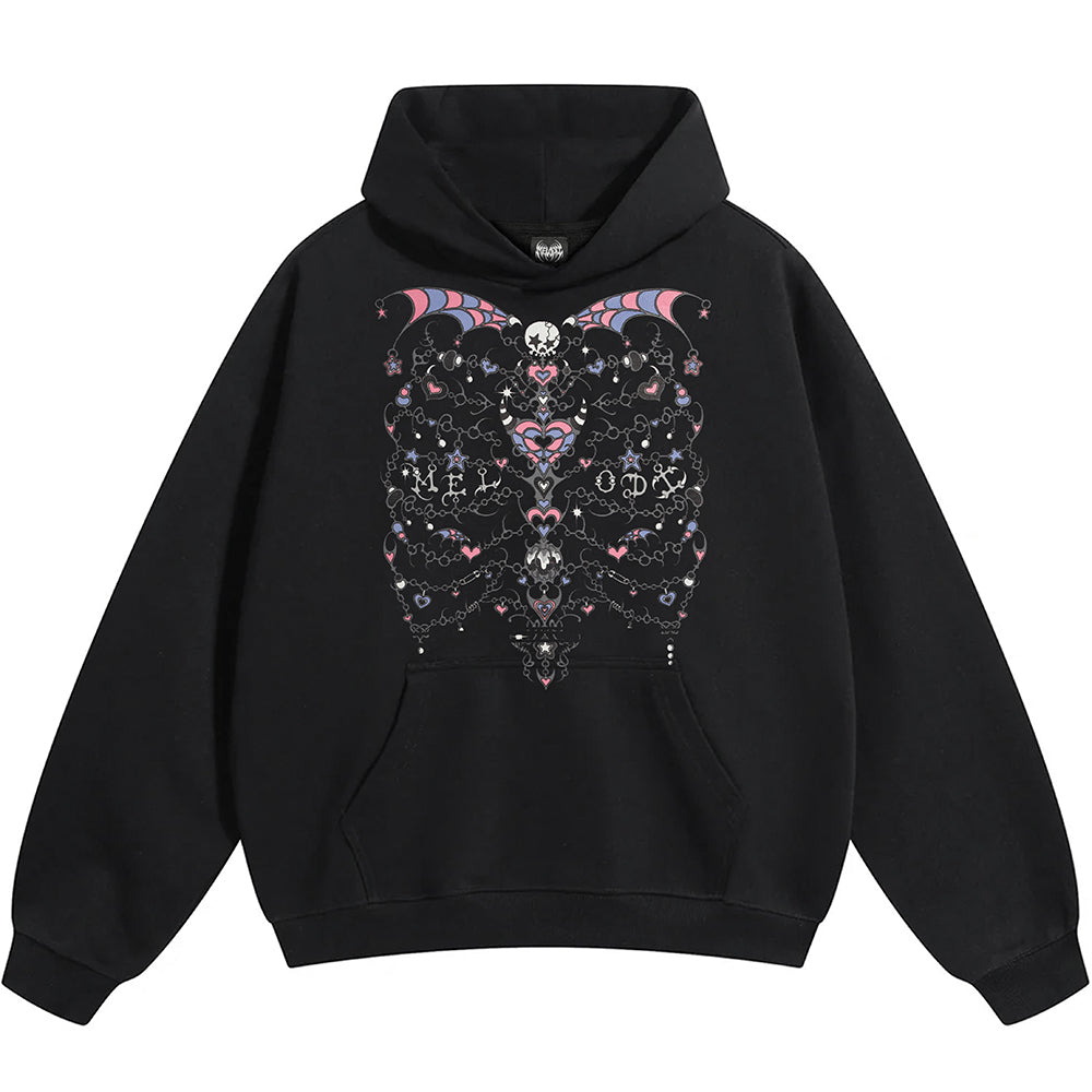 EC Melodi Rib Cage Hoodie Black