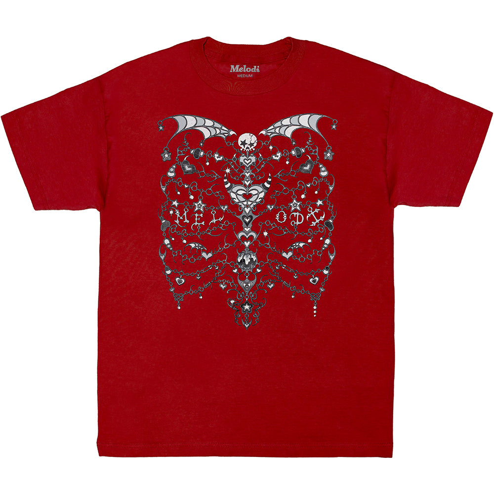 EC Melodi Rib Cage Tee Red