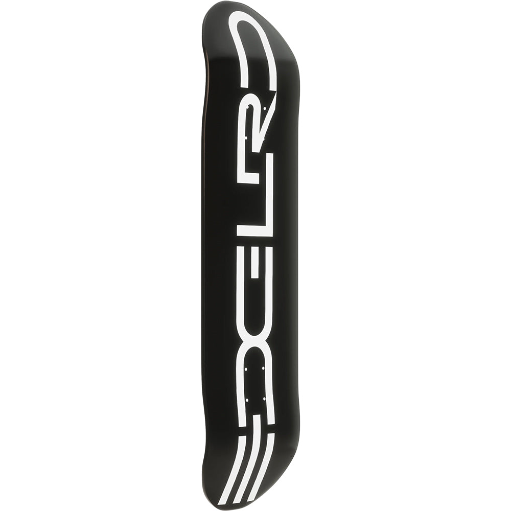 EDGLRD Tech Script Team Deck Black/White 8.25"