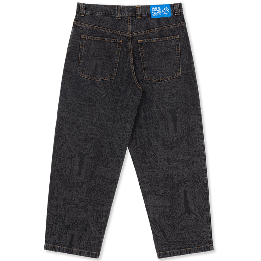 Polar Skate Co Big Boy Pants Exist Washed Black